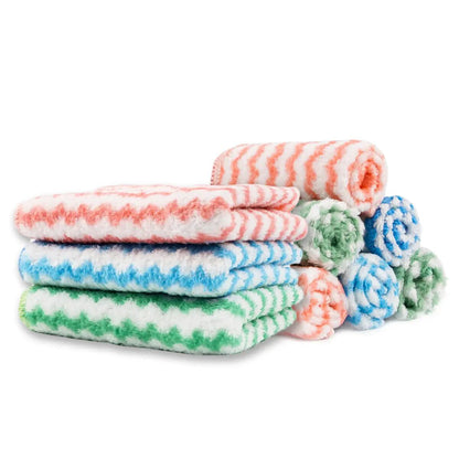 Single-Color Microfiber Cleaning Cloths 50-Pack