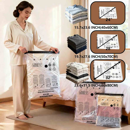 Rechargeable Travel Vacuum Compression Bags 15-Pack