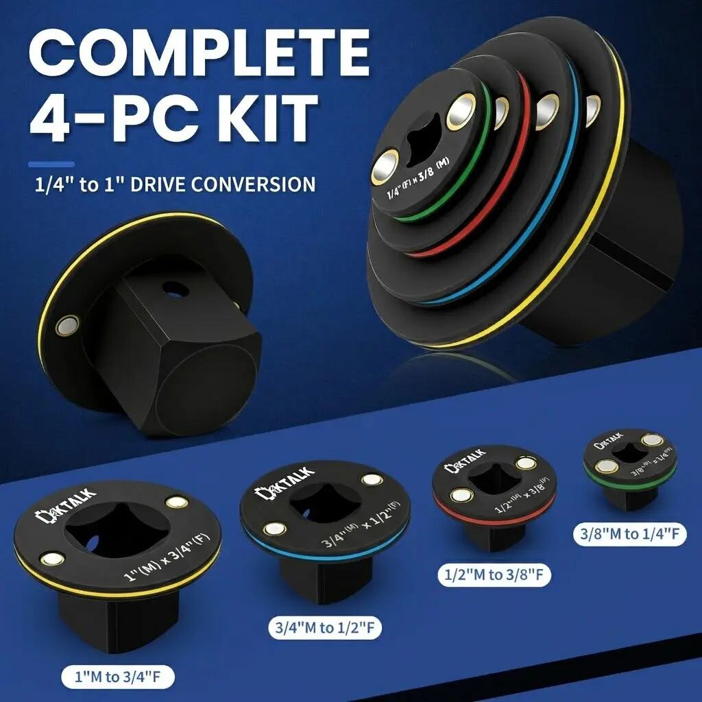 Low-Profile Impact Socket Adapter Set