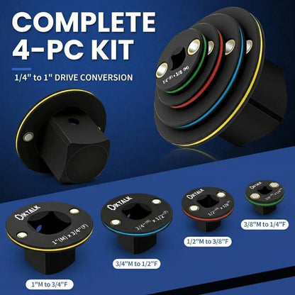 Low-Profile Impact Socket Adapter Set