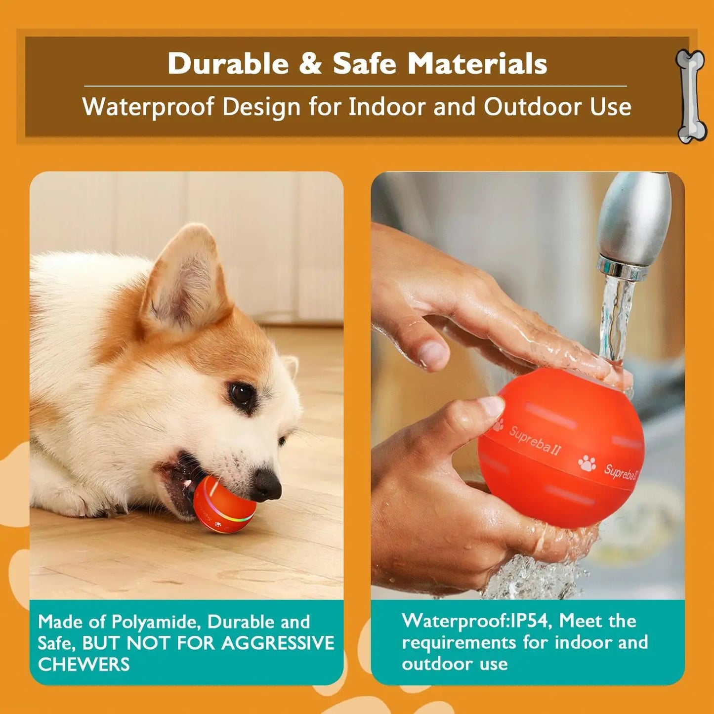 Smart Interactive Cat Toy Ball - Automatic 360° Self-Rotating Motion Activated Kitty Toy