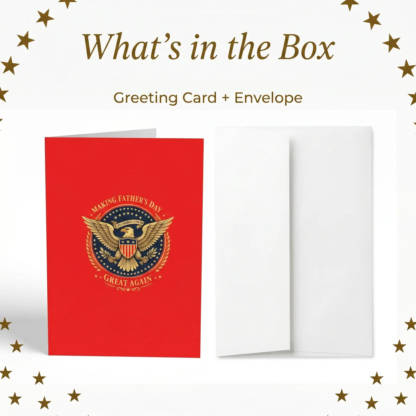 Presidential Talking Sound & 3D Pop-Up Father's Day Greeting Card