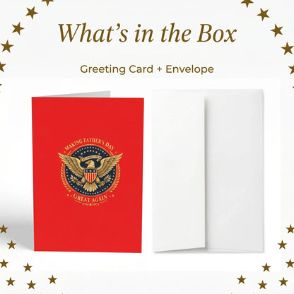 Presidential Talking Sound & 3D Pop-Up Father's Day Greeting Card