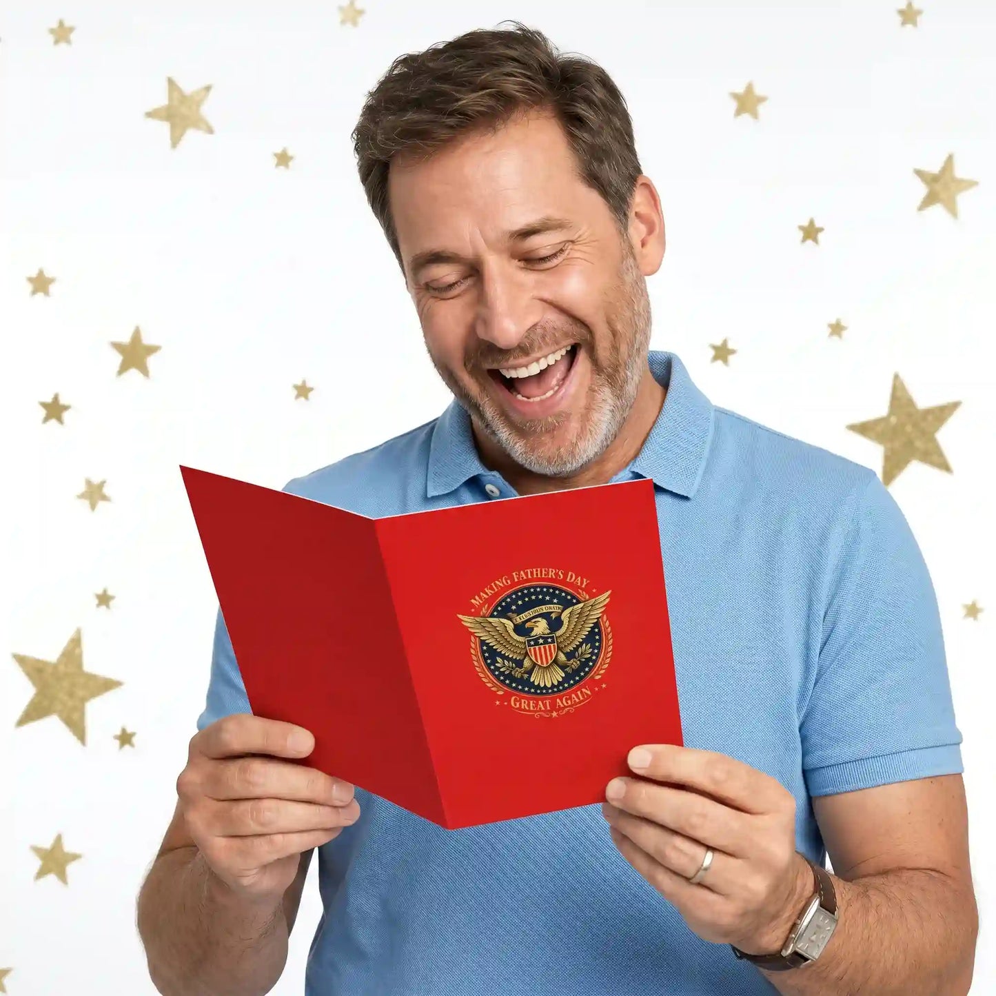 Presidential Talking Sound & 3D Pop-Up Father's Day Greeting Card