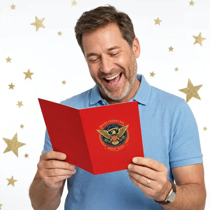 Presidential Talking Sound & 3D Pop-Up Father's Day Greeting Card