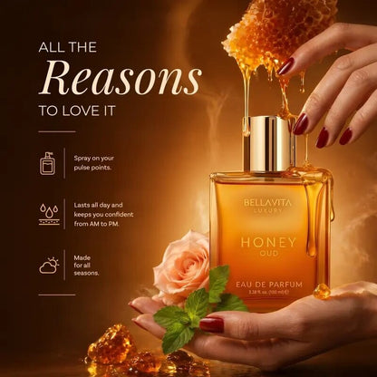 [BUY 1 GET 1 FREE] Sweet Honey Oud Unisex Perfume