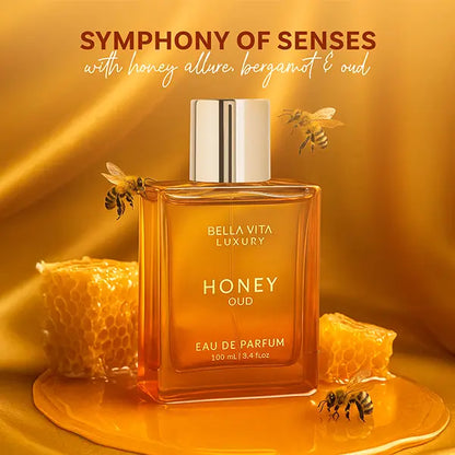 Honey Oud Luxury Eau De Parfum — 24-Hour Long-Lasting Opulent Scent