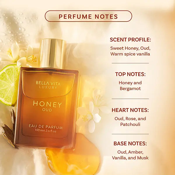 Honey Oud Luxury Eau De Parfum — 24-Hour Long-Lasting Opulent Scent