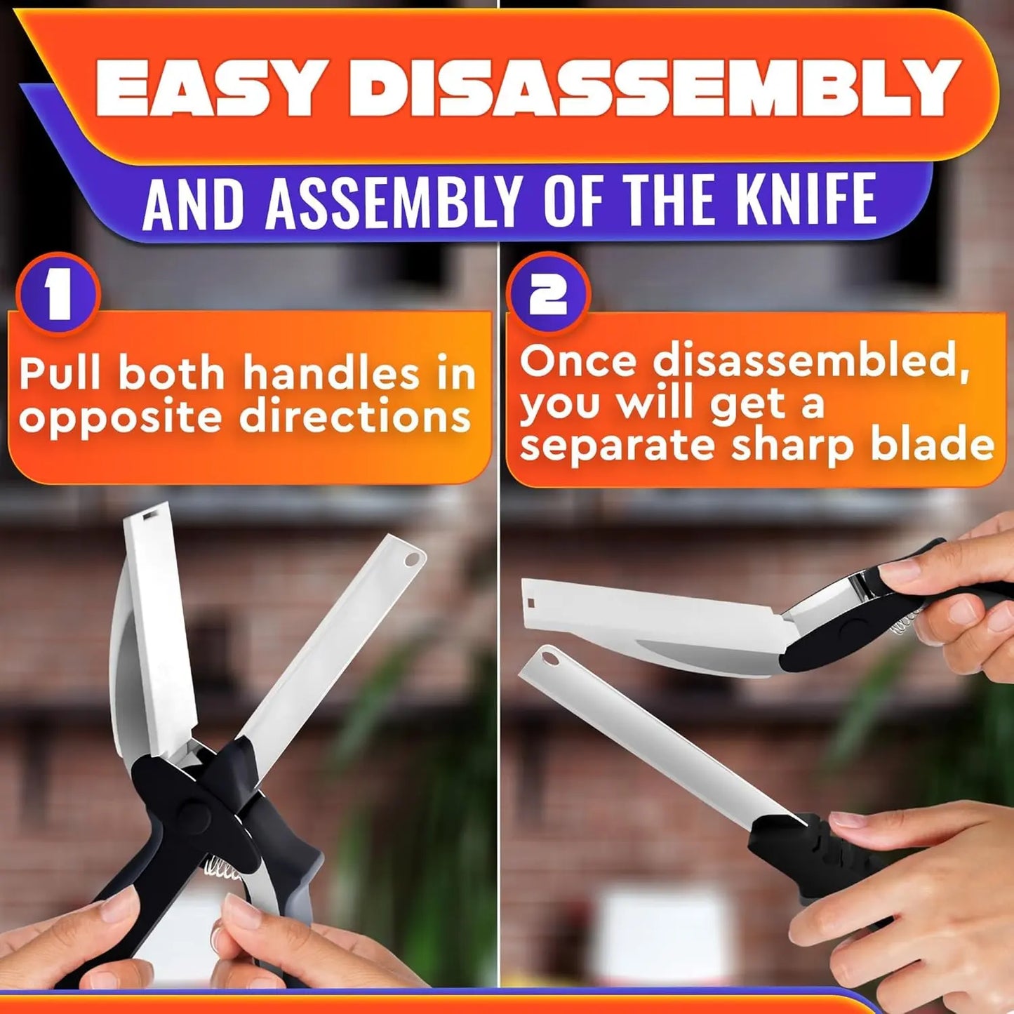 Vegetable Chopper & Kitchen Scissors – Fast Master Cutter
