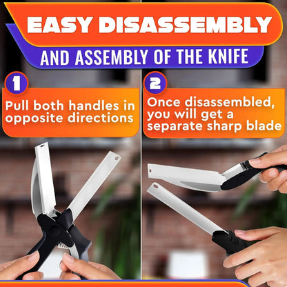 Vegetable Chopper & Kitchen Scissors – Fast Master Cutter