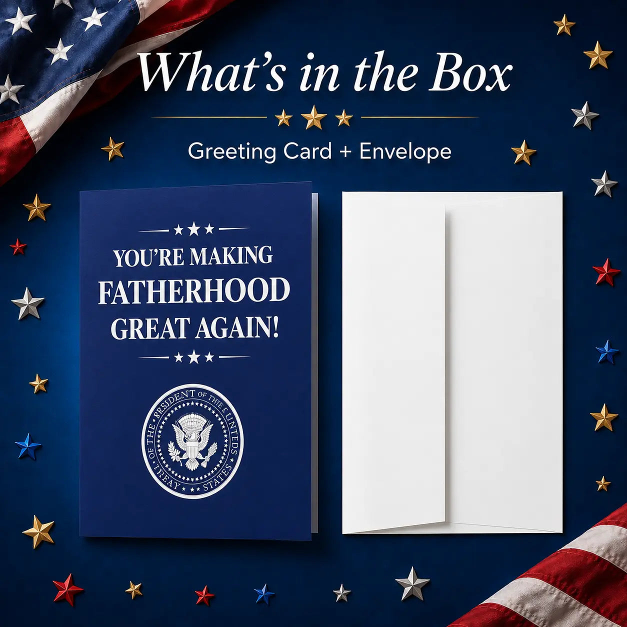 The Ultimate Personalized Voice Patriotic Greeting Card — Express Your Love Loud and Proud!