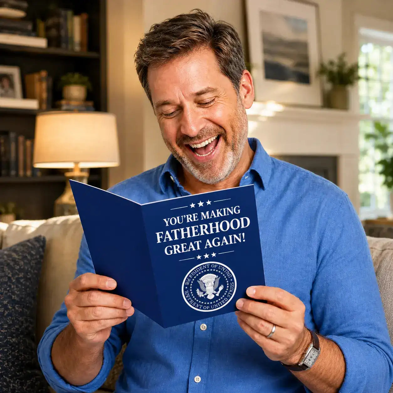 The Ultimate Personalized Voice Patriotic Greeting Card — Express Your Love Loud and Proud!