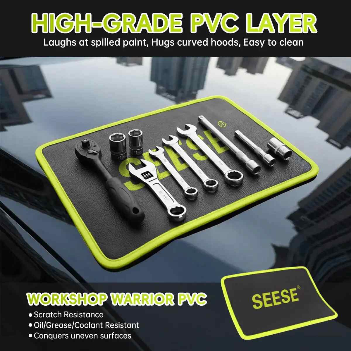 Flexible Magnetic Tool Mat – Secure, Organized, Scratch-Free