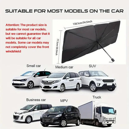 Foldable Windshield Sunshade Umbrella