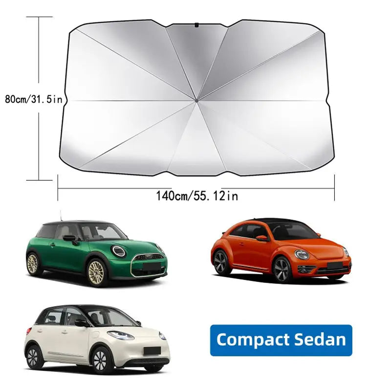 Foldable Windshield Sunshade Umbrella