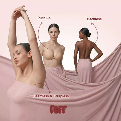 Instant Push-Up Sticky Bra for All-Day Backless Support