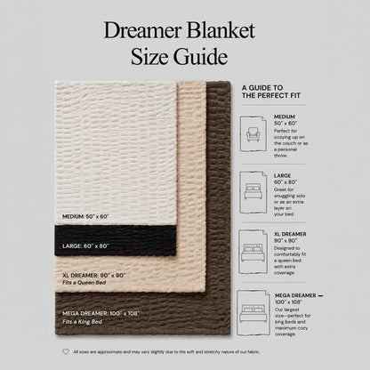 Ultra-Soft Weighted Anxiety Blanket – Deep Sleep & Instant Stress Relief