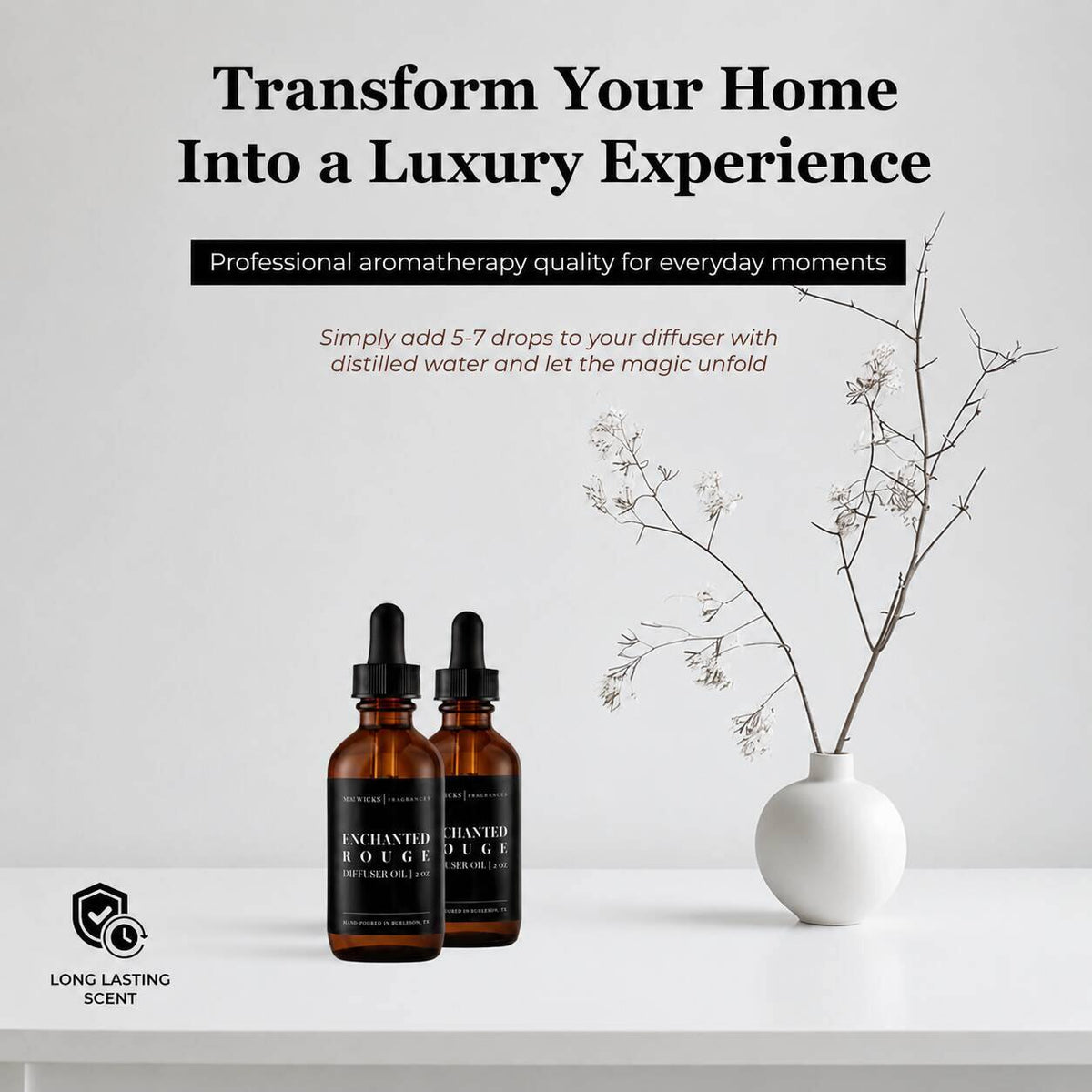 [BUY 2 GET 1 FREE] Long-Lasting Diffuser Fragrance Oil