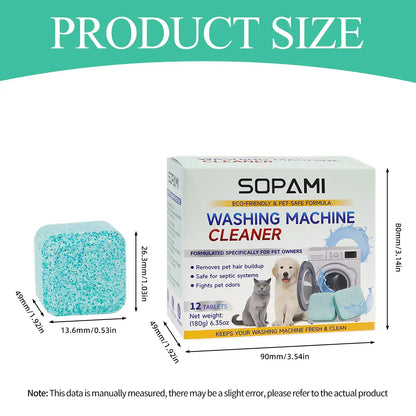 Instant Washing Machine Deep Cleaner: Blast Odors & Mildew