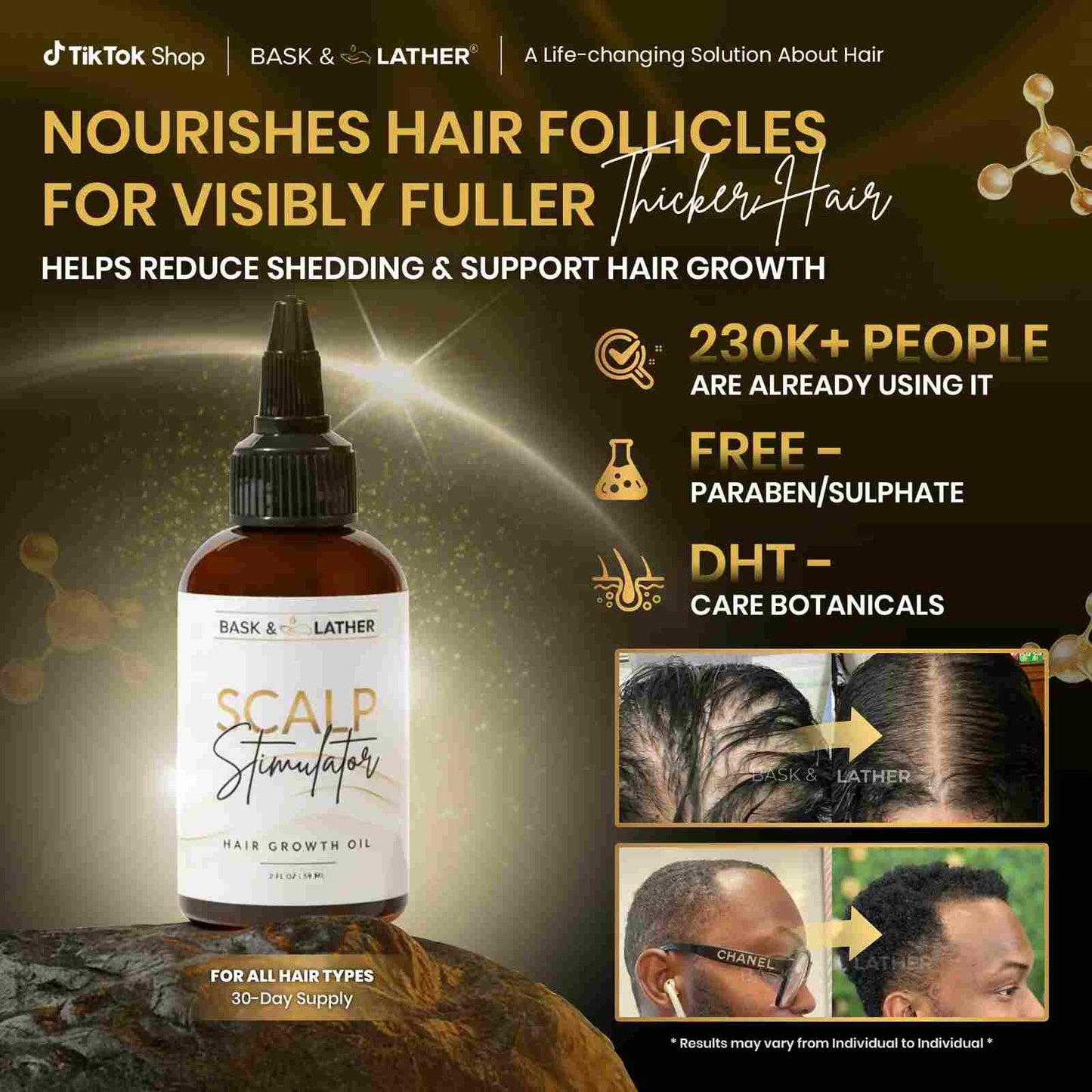 Thicker, Fuller Hair Guaranteed: Rosemary & Mint Hair Growth Oil