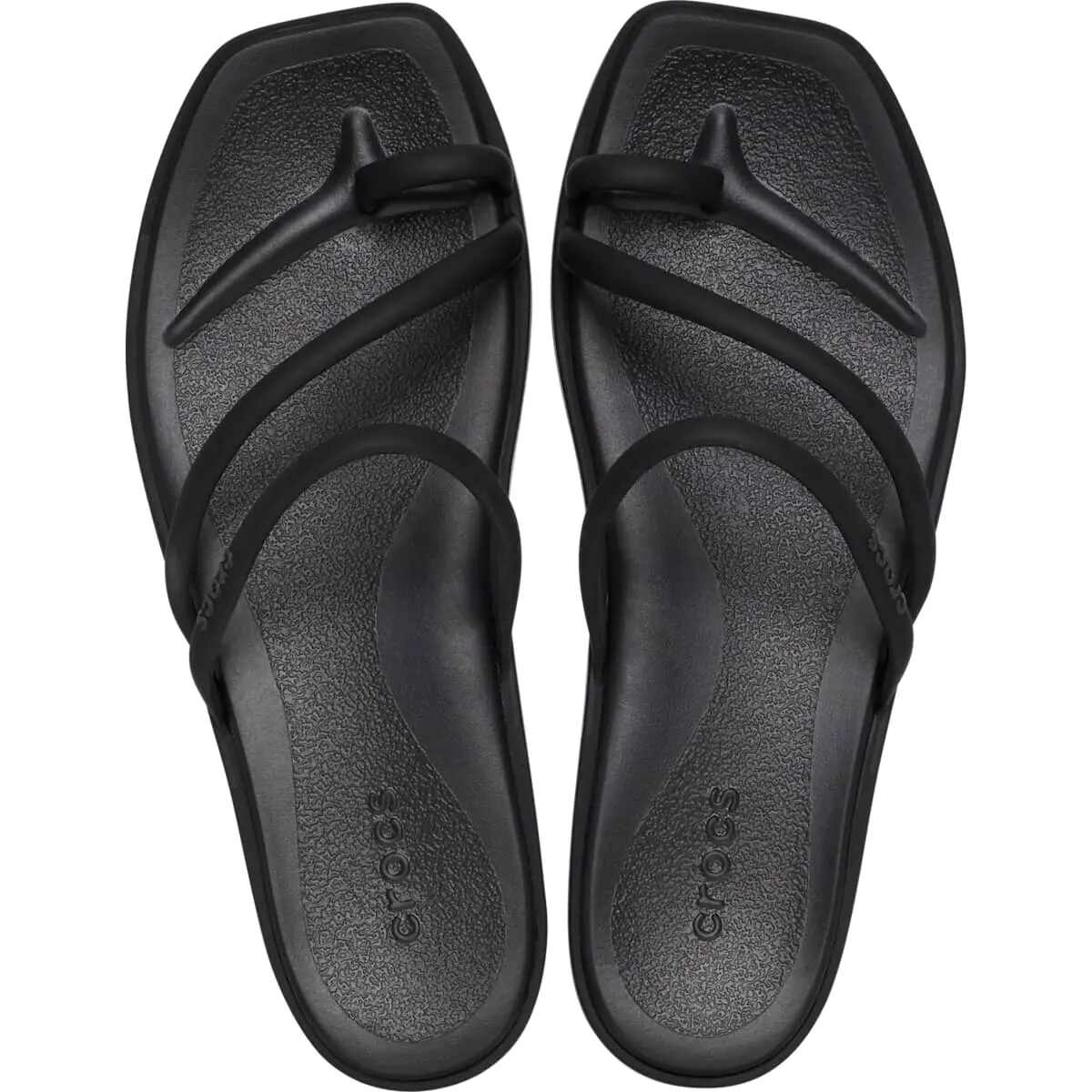 Minimalist Square-Toe Loop Sandals | Lightweight, Waterproof & Slip-Resistant Summer Flats