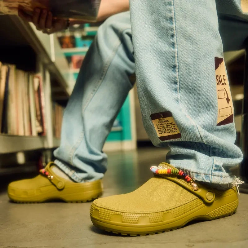 Crafted Canvas Lightweight Cushion Clogs