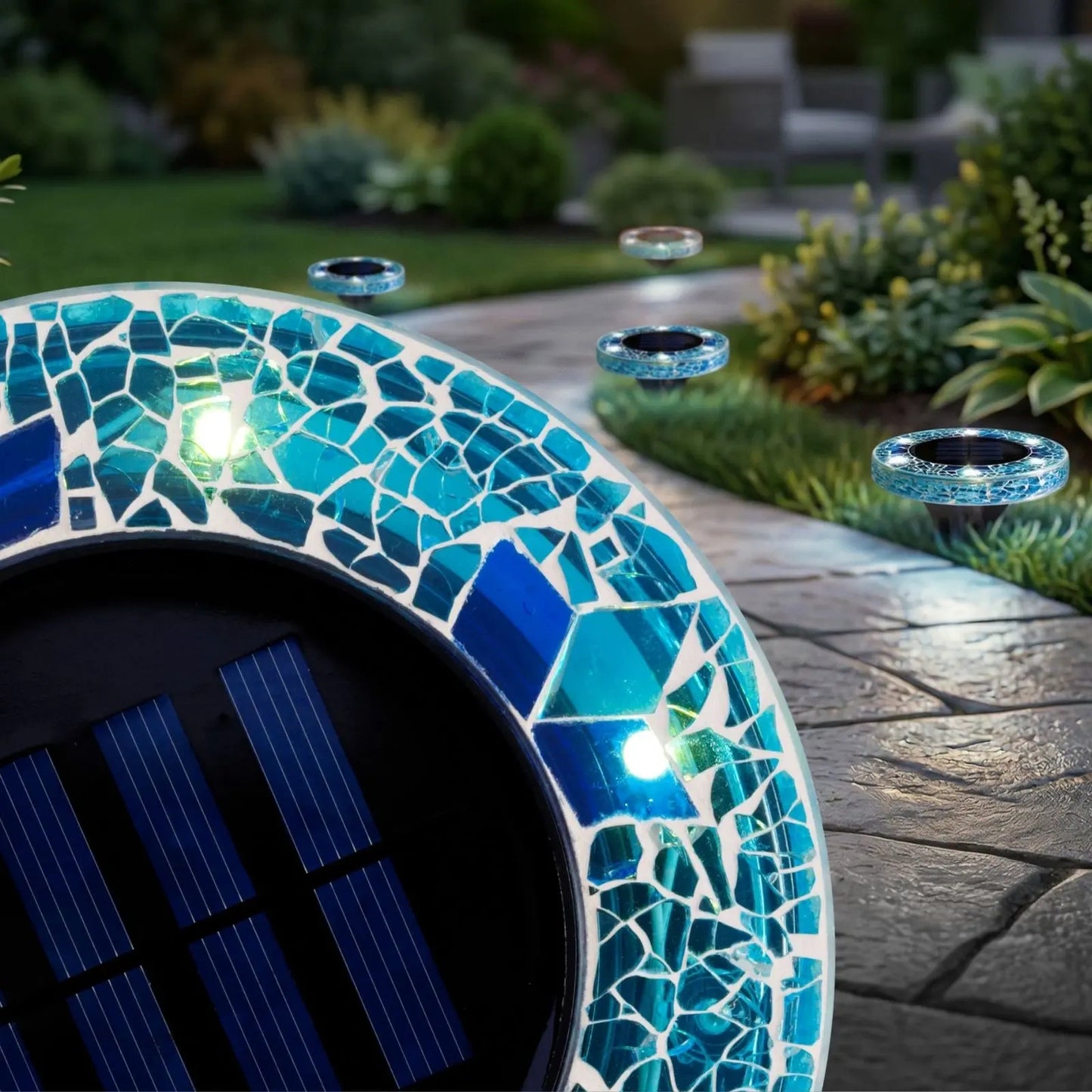 Transform Your Garden with Premium Mosaic Solar Lights