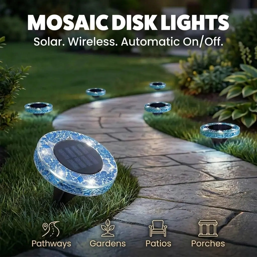 Transform Your Garden with Premium Mosaic Solar Lights