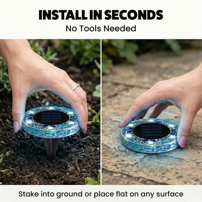 Transform Your Garden with Premium Mosaic Solar Lights