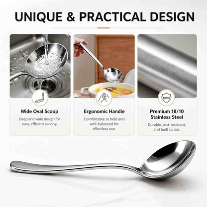 Stainless Steel Soup Spoon Set