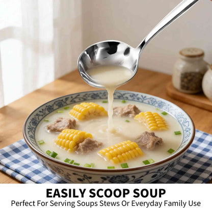 Stainless Steel Soup Spoon Set