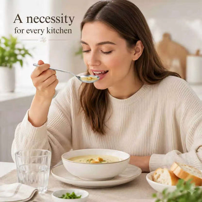 Stainless Steel Soup Spoon Set