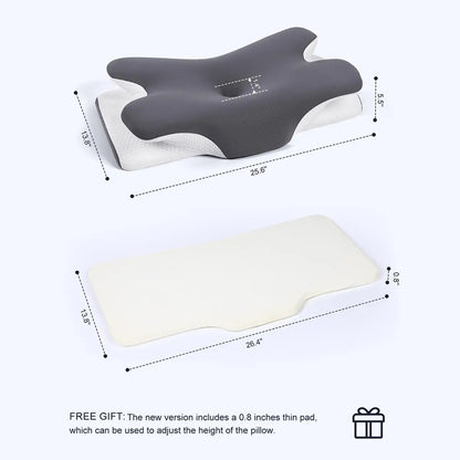 Adjustable Memory Foam Neck Support Pillow