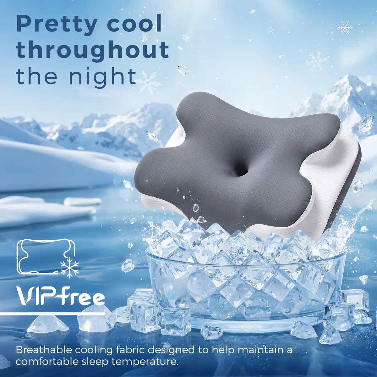 Adjustable Memory Foam Neck Support Pillow