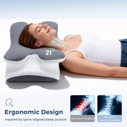 Adjustable Memory Foam Neck Support Pillow
