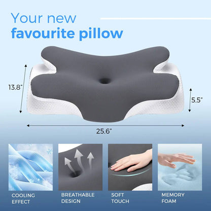 Adjustable Memory Foam Neck Support Pillow