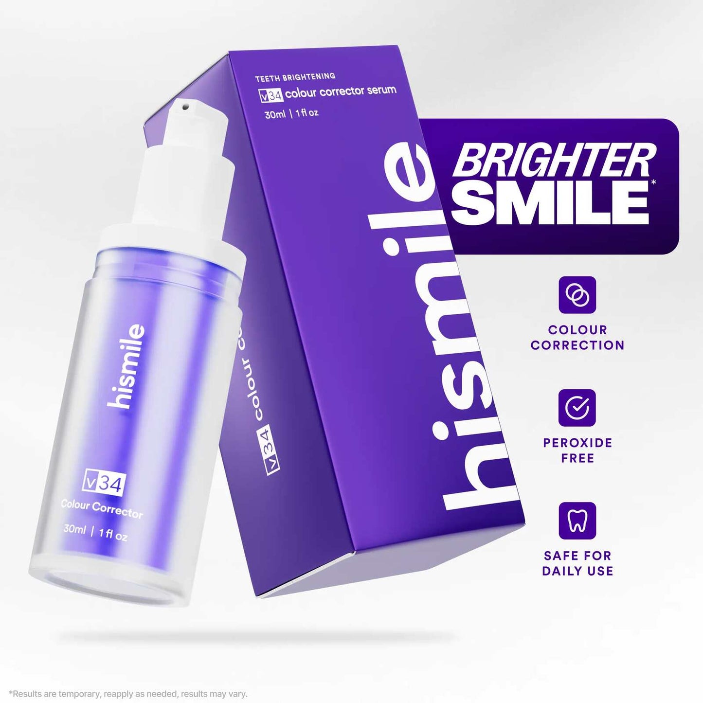 [BUY 1 GET 1 FREE] Purple Color-Correcting Whitening Toothpaste