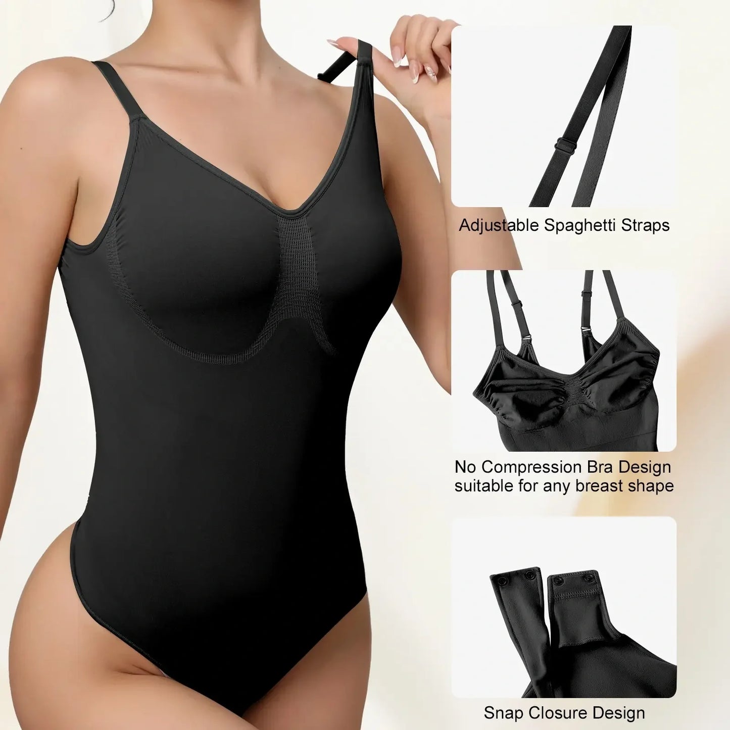 Mobeso Backless Shapewear Bodysuit for Backless Dress
