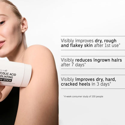 Smooth Skin Instantly: Glycolic Acid Exfoliating Body Stick