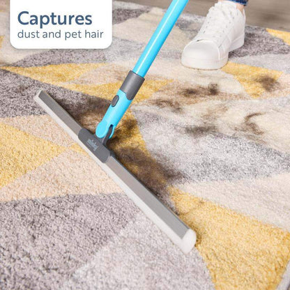180° Magic Squeegee Broom: Clean Stains & Hair in One Swipe!