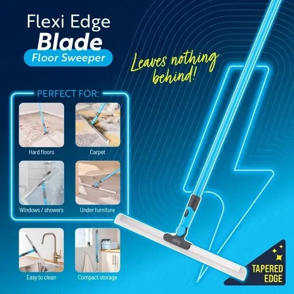 180° Magic Squeegee Broom: Clean Stains & Hair in One Swipe!
