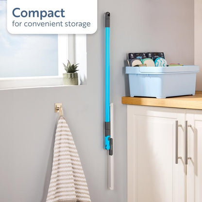 The Ultimate Rubber Squeegee & Extendable Floor Scrub Brush