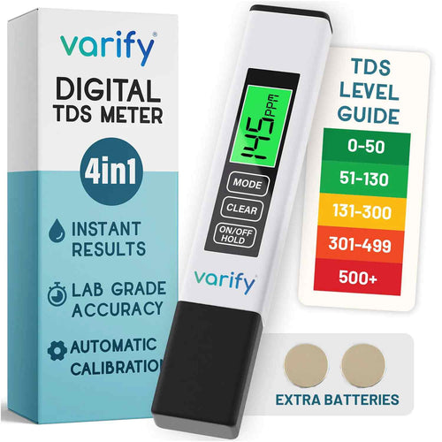 Ensure Pure & Safe Water with the Professional 4-in-1 TDS Meter