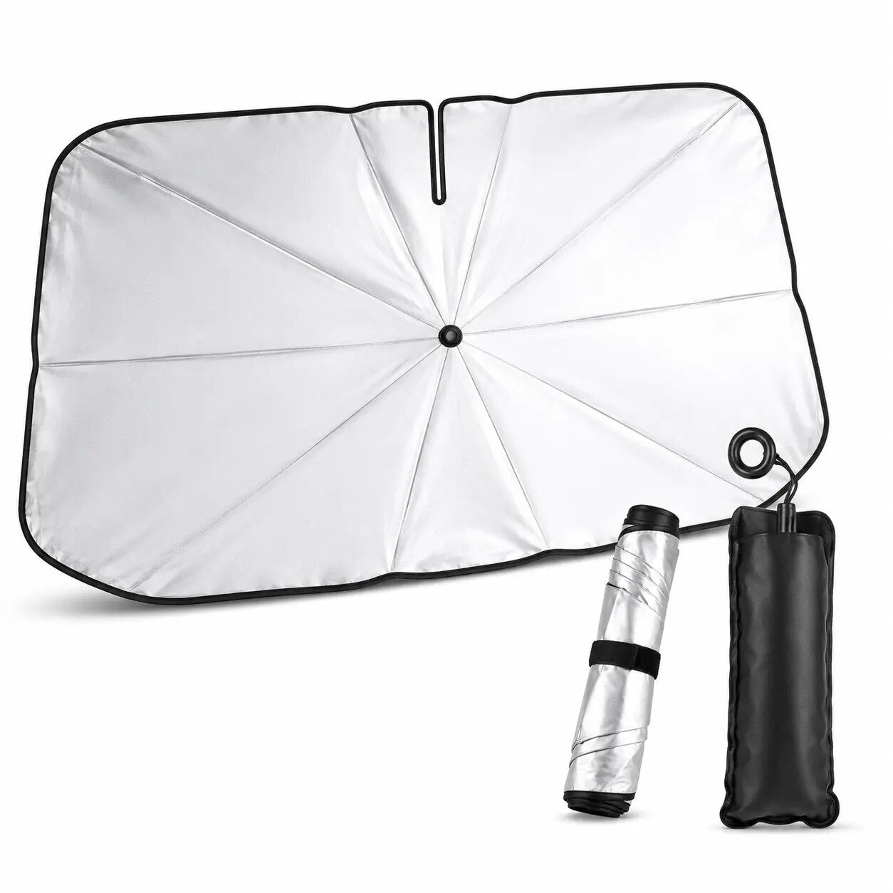 FlexShield Portable Car Windshield Sun Umbrella