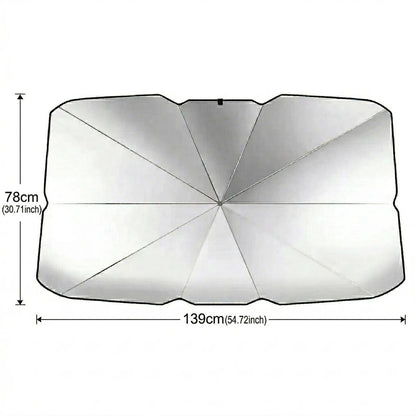 FlexShield Portable Car Windshield Sun Umbrella