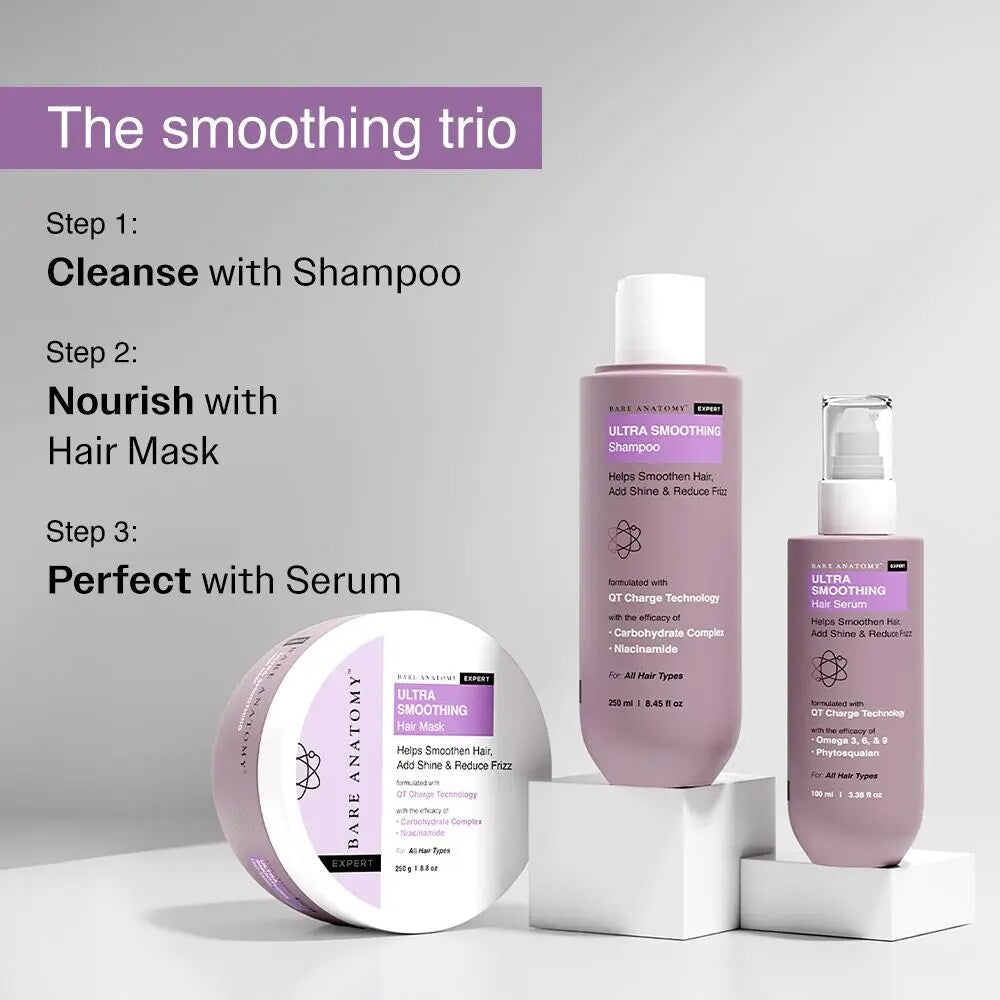 Ultra-Smoothing Hair Serum for Frizz Control & Intense Shine