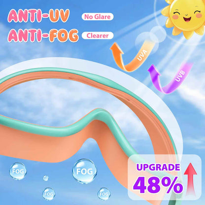 Crystal-Clear Anti-Fog Swimming Goggles with UV Protection