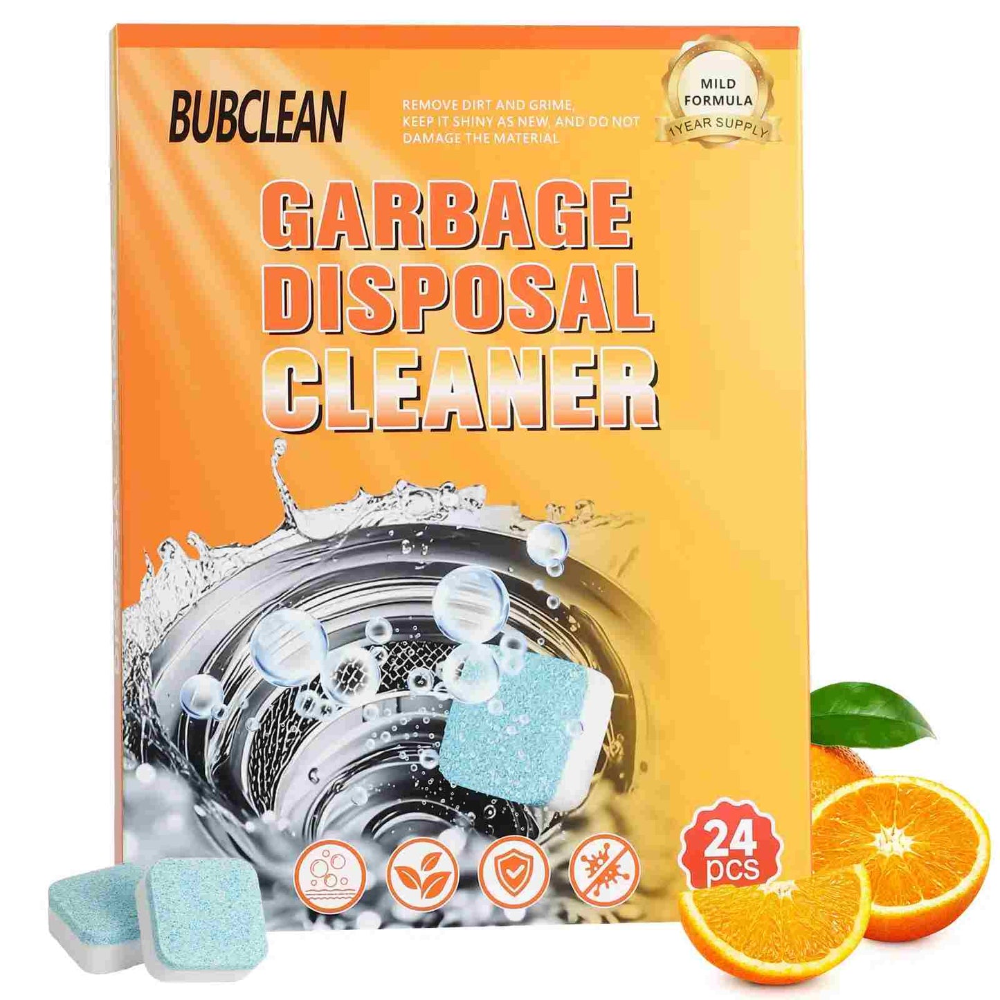 Power-Foaming Garbage Disposal Cleaner Tablets