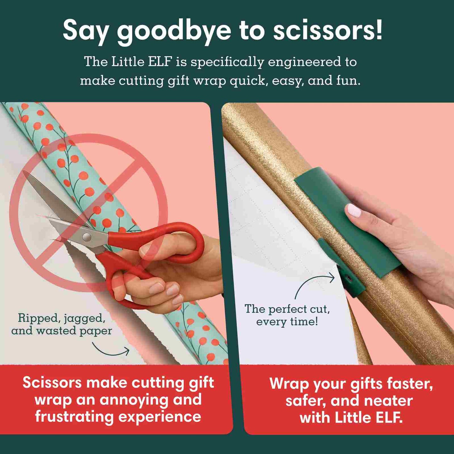 The Ultimate Gift Wrap Cutter: Perfectly Straight Lines in Seconds