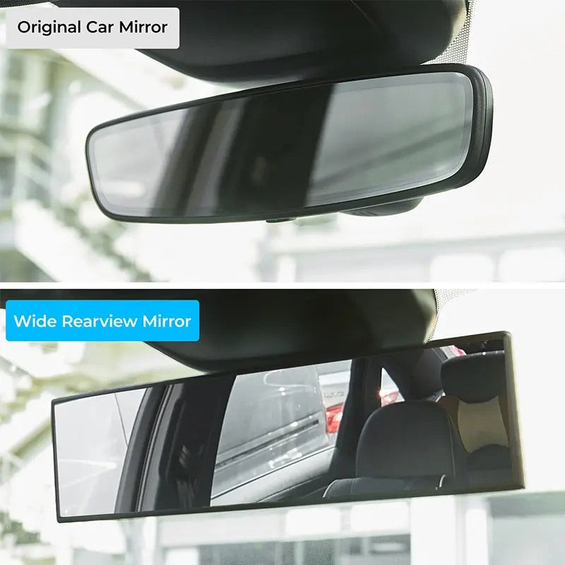 11.81-Inch Panoramic Anti-Glare Rearview Mirror